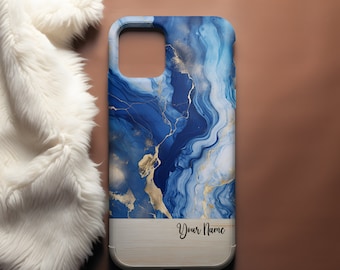 Funda personalizada para iPhone, Funda para teléfono con nombre personalizado, Funda para teléfono de lujo, Regalo para menores de 20 años, Regalo artístico, Regalo de cumpleaños, Funda boho, Funda personalizada