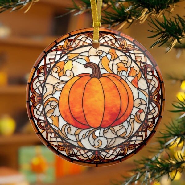 Pumpkin Ornament Etsy