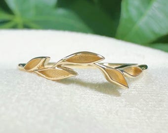 925 silver Breastmilk Leaf Band setting, DIY Breastmilk ring Tree Branch Leaf Ring, Silver leaf settings, Ash Resin Hair Keepsake Jewelry