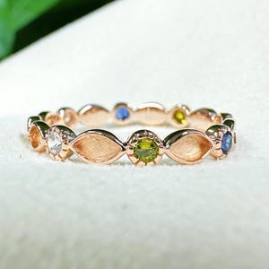 925 Silver Full Band Marquise Breastmilk Ring Setting |Stackable Birthstones Ring | Ashes Hair Resin Keepsake Ring US 3-16 Full & Half Sizes