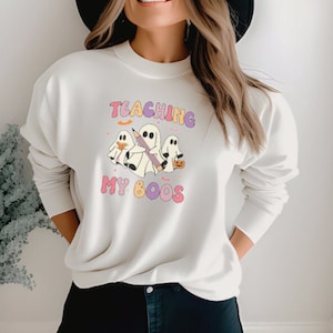 Teaching My Boos Sweatshirt, Halloween Teacher Shirt,  Great teacher gift