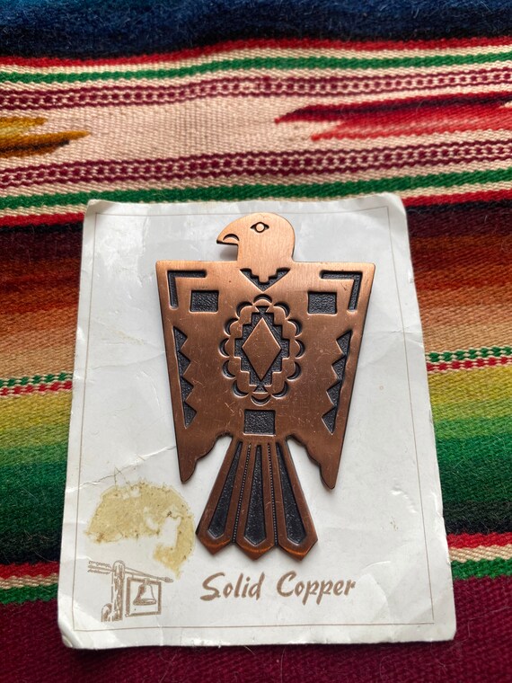 copper eagle pin - Gem