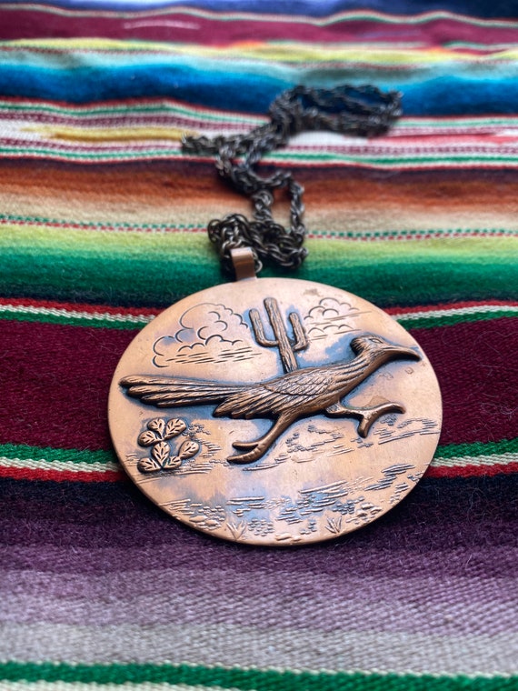 Copper Road Runner Necklace - image 1