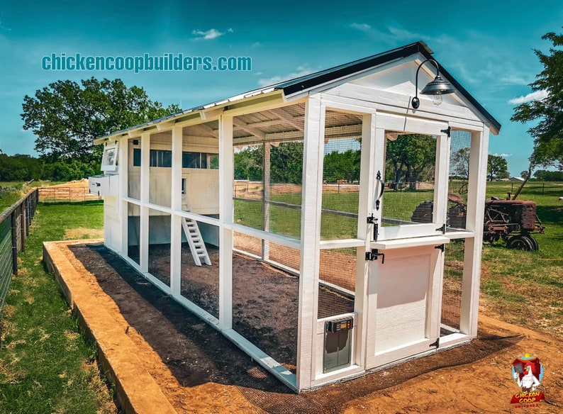 Custom Elegant Chicken Coop For Backyard Chickens 6’x16’