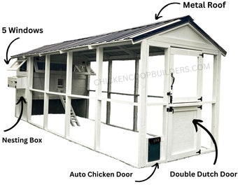 Custom Elegant Chicken Coop For Backyard Chickens