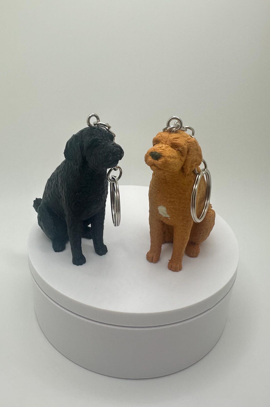 Custom 3D Printed Dog Keychain: Articulated Fidget Toy, Pet Breed ...