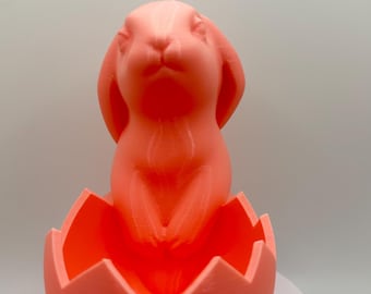 3D Printed Easter Bunny Egg Basket: Spring Candy Holder