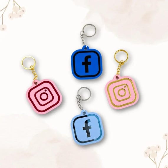Custom 3D Printed NFC Keychain - Personalize Shortcuts for TikTok, Instagram, YouTube & Wi-Fi Promotions