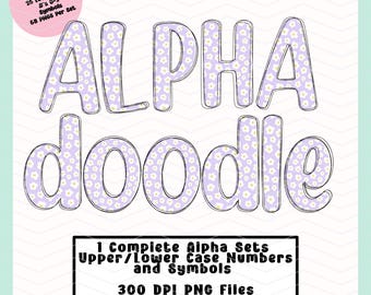 Spring Flower Alphabet Letters PNG Bundle/alpha png designs/Floral/Alpha PNG/Alpha Set/Doodle Letter Set/Flower Alpha/Complete Alpha PNG Set