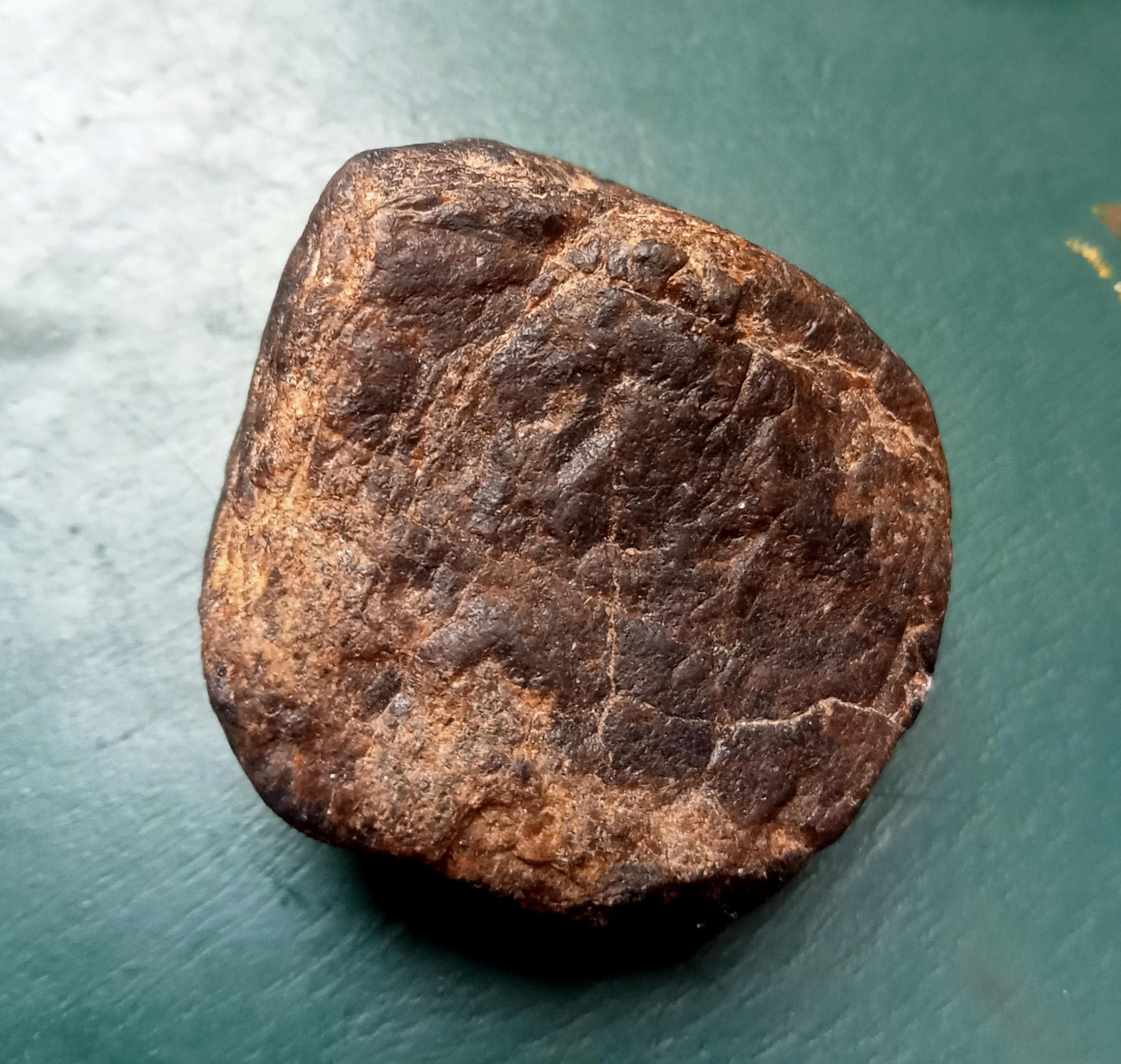 Stony Meteorite Rock From space Billions years old Specimen Fusion Crust, 53 Grams.