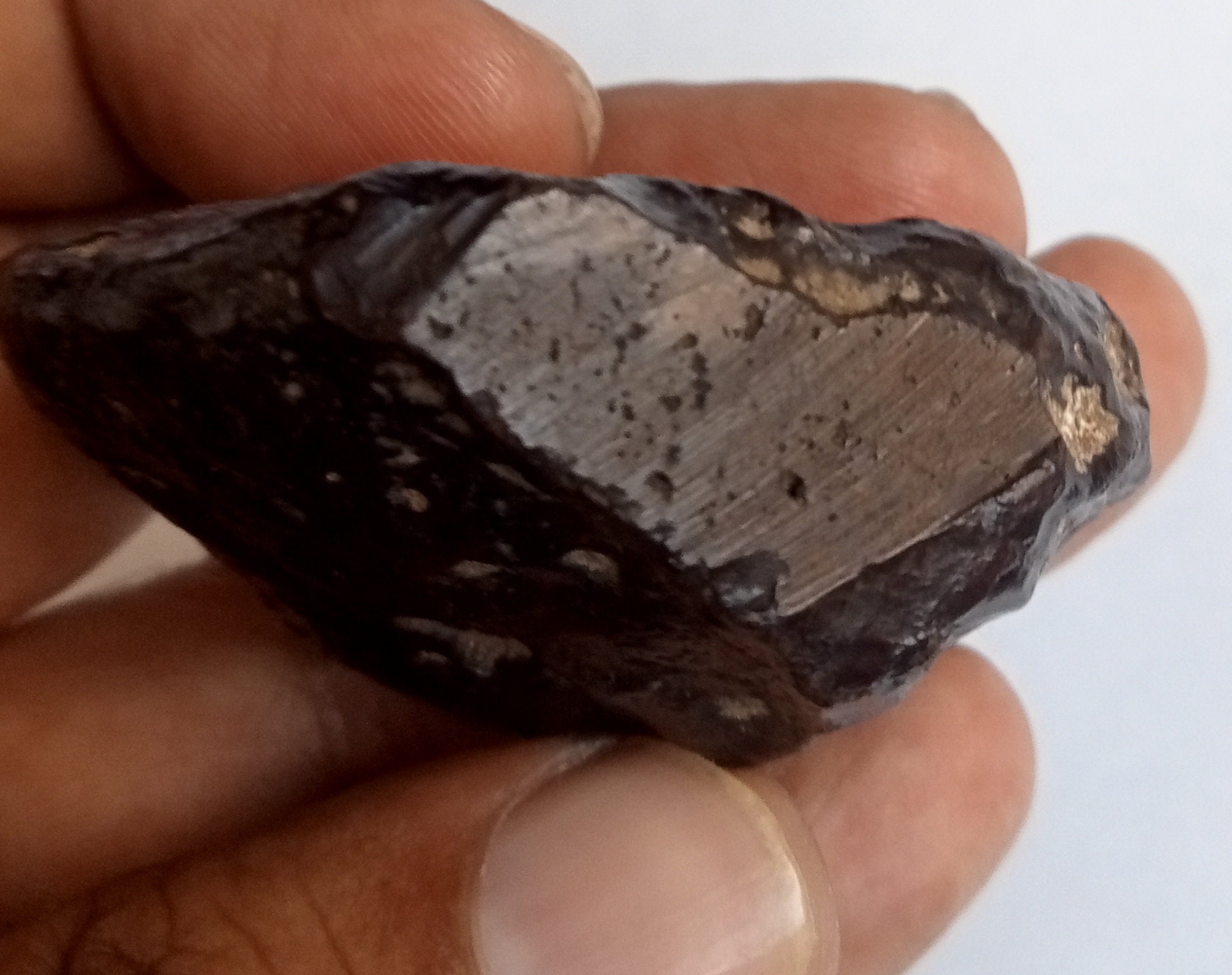 Meteorite Stone Genuine Noun megnatic Uncut Very Rare Unique Structure meteorite-stone-genuine-noun-megnatic-uncut-very-rare-unique-structure