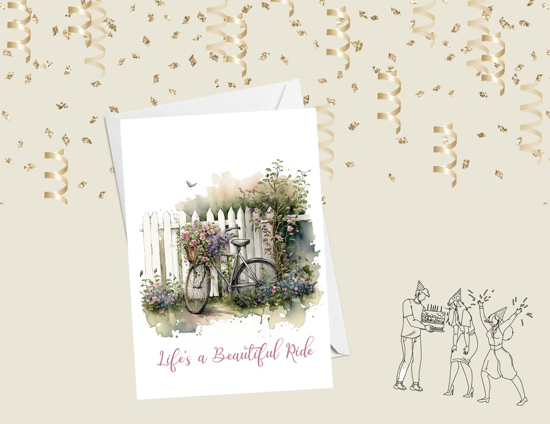 Printable Birthday Card Printable Card, Vintage Card, Digital Birthday ...