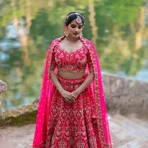Zardozi bridal lehenga hotsell