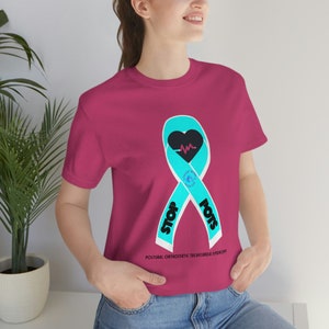 POTS Ribbon Unisex Jersey Short Sleeve T-shirt