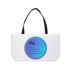 POTS Weekender Tote Bag- POTS LIfe