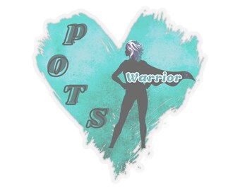 Pegatinas troqueladas de POTS Warrior