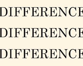 Diferencia, la diferencia de precio