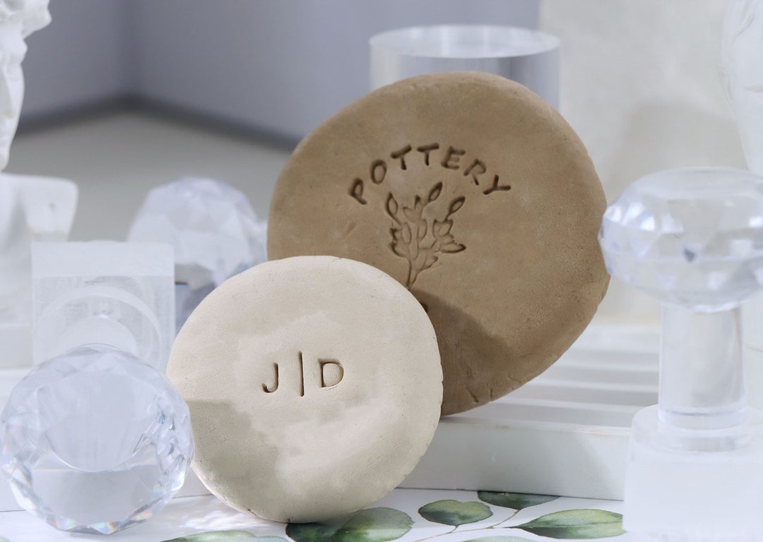 Pottery Stamp Tool, Acrylic Pottery Stamps, Clay Stamp, Custom Pottery