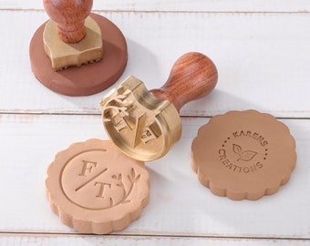 Custom Handwriting Signature Clay Stamp, Polymer Clay Stamp, Initial Pottery Stamp, Mini Pottery Stamp, Custom Ceramic Stamp, Gift For Him