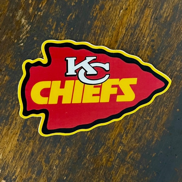 Chiefs waterproof stickers