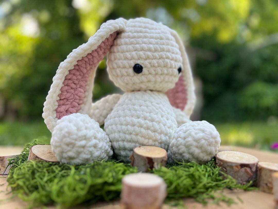 Small Crochet Rabbit Crochet Bunny Plush Toy, Handmade Amigurumi Stuffed Animal - Etsy