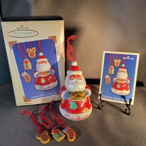 Sweet Tooth Treats Kerstmanpot met snoep en kaarten Hallmark Keepsake-collectie
