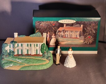 Gone with the Wind 1996 Hallmark Keepsake 3 piece mini set