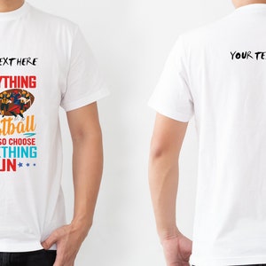 personality t shirts custom t shirts Football T-Shirt gift for dad for husband