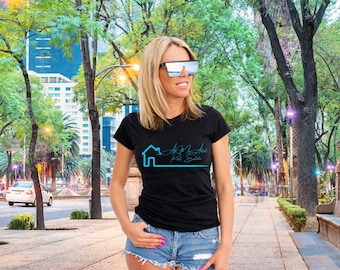 Ask Me About Real Estate Women's Midweight Cotton Tee