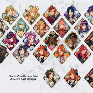 WAVE 1 Acrylic Portrait Charm Keychains Fire Emblem Engage image 2