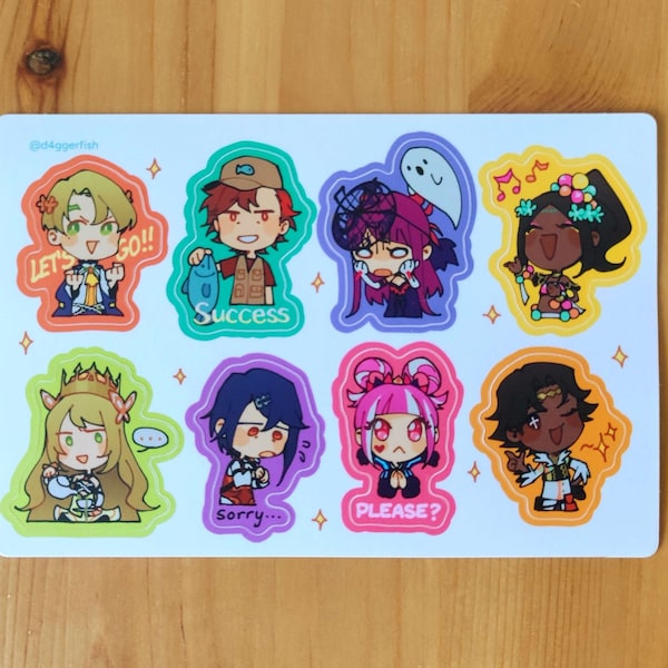 Vinyl Sticker Sheet - Chibi Fire Emblem Engage