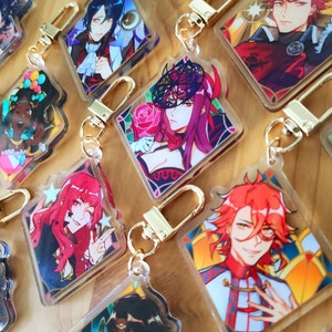 WAVE 1 Acrylic Portrait Charm Keychains Fire Emblem Engage image 1