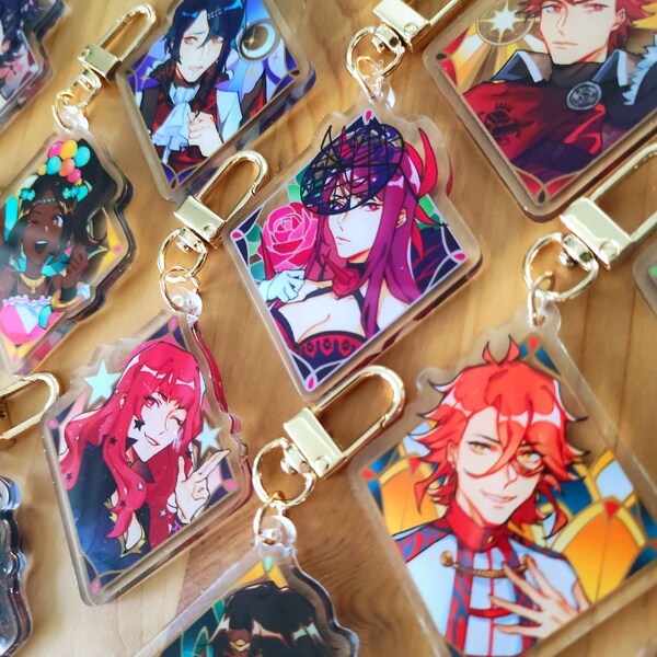 WAVE 1 Acrylic Portrait Charm Keychains - Fire Emblem Engage