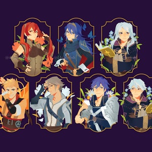 PRE-ORDER | Awakening Fire Emblem Acrylic Portrait Charms