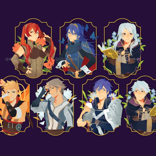 PRE-ORDER | Awakening Fire Emblem Acrylic Portrait Charms