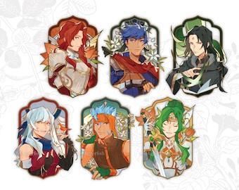 PRE-ORDER | Tellius Fire Emblem Acrylic Portrait Charms