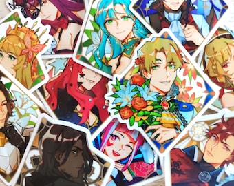 Portrait Vinyl Stickers - Fire Emblem Engage