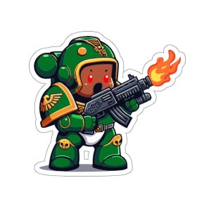Burn it with fire baby Salamander sticker