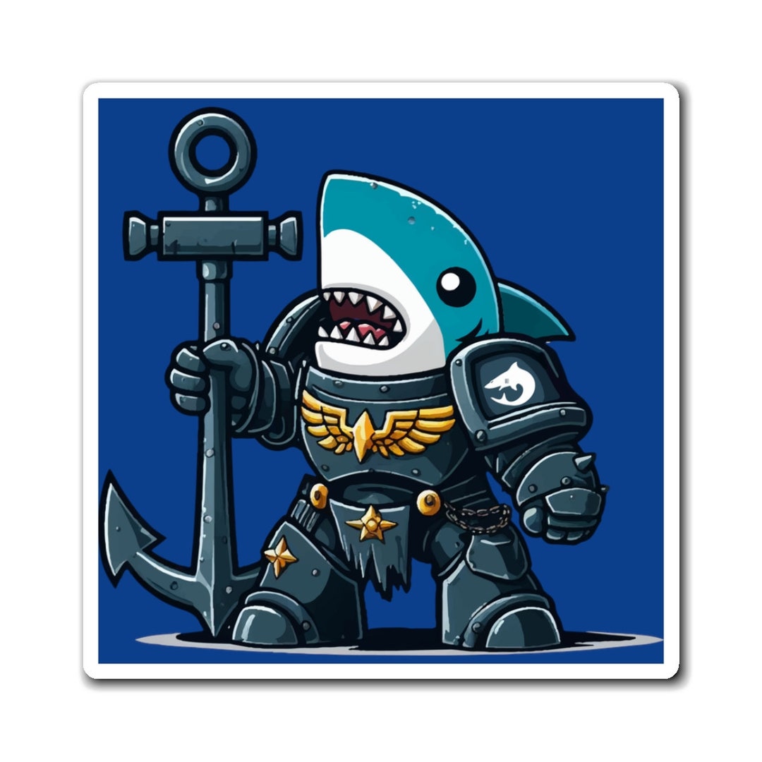 Bruce the Space Shark Magnet - Etsy