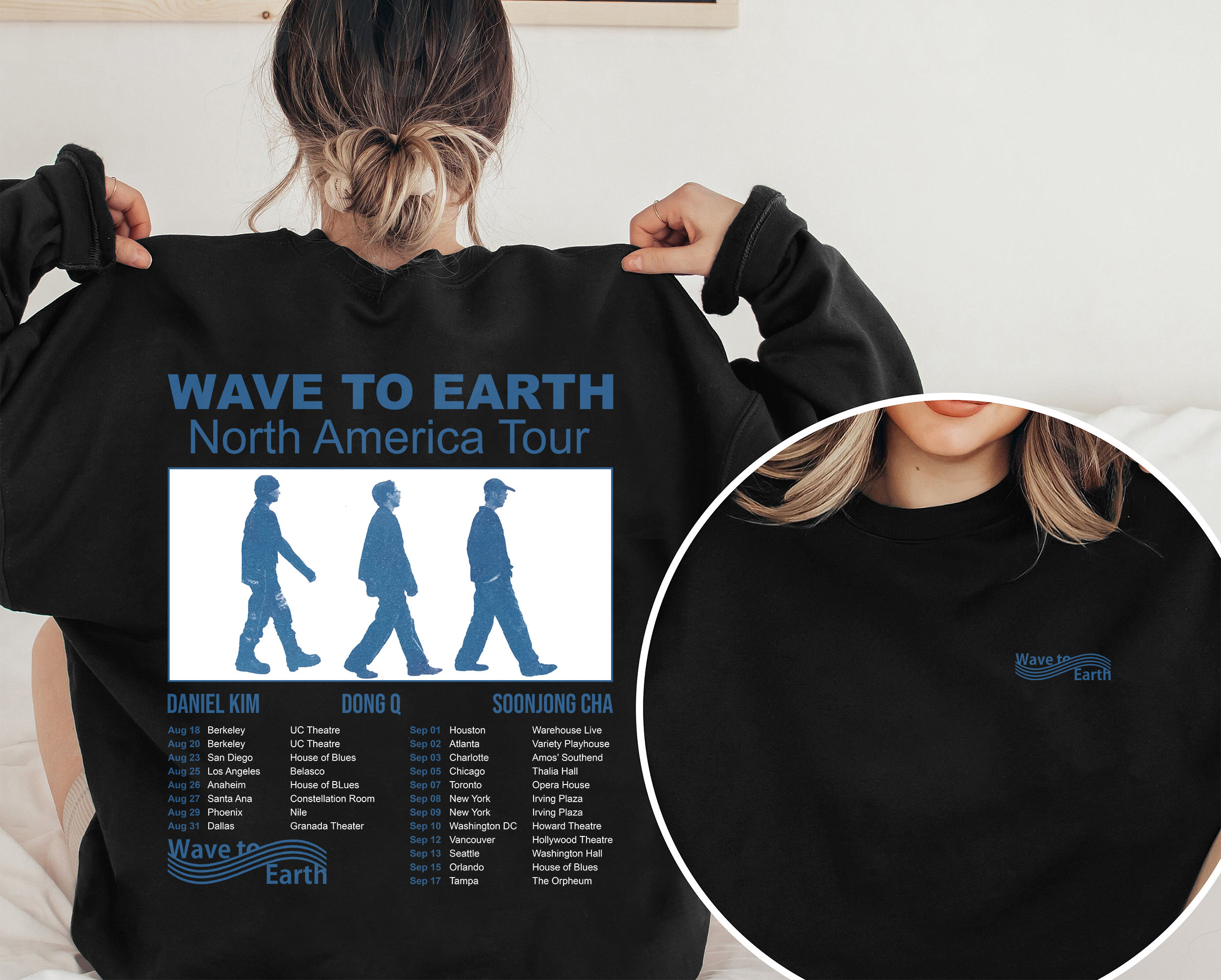2023 Wave to Earth US Tour Shirt Wave to Earth Tour Shirt Etsy