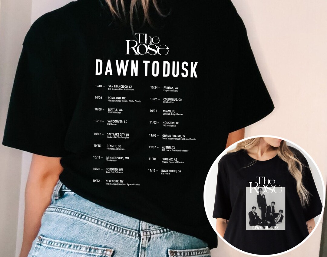 The Rose Kpop Shirt the Rose 2023 dawn to Dusk US and - Etsy