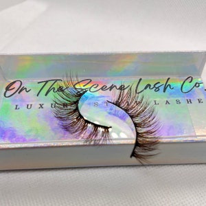 Beautiful Custom “Piel Canela” Brown 16mm Cateye, Luxury Strip Lashes