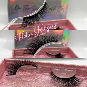 Custom Short Length Cateye 4mm-12mm “Hello Kittaay”, Luxury Strip Lashes