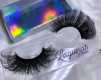 Custom 30mm “Lagunas”  Luxury Strip Lash for all occasions.