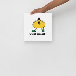 C'est de l'ail – Madame Kimchi Leinwandkunst
