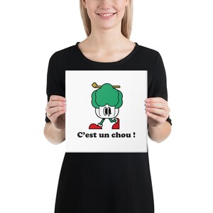 C'est un chou – Madame Kimchi Leinwand