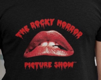 Rocky Horror Picture Show Lips Horror Movie Shirts, Vintage 70’s Movie, Red Cute Lip Shirt For Fans, Musical Best Movie Shirt