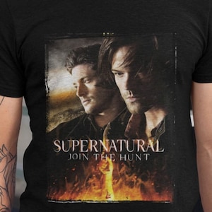 Supernatural Sam and Dean Embers Join the Hunt Shirts, Winchester Brothers Shirt For Fans, American Dram Shirt, Supernatural Movie Shirt