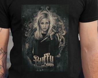 Buffy Summers Buffy the Vampire Slayer Shirts, Horror Movie TV Show, Buffy Retro Shirt, Anniversary Gift, Vampire Halloween Movie