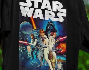 StarWar Classic Movie Unisex Shirts, Vintage StarWar Characters Shirts, Retro StarWar Outfit Gift For Fans, Princess Leia, Annivaersary Gift